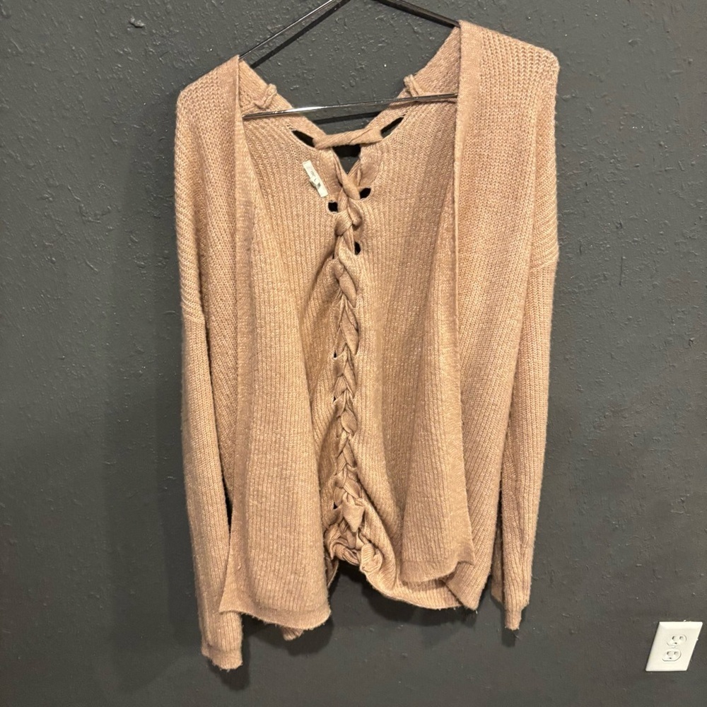 Maurices Cardigan with Lace-Up Detail
